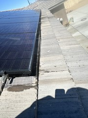 Solar bird proofing and cleaning