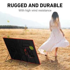 2PCS Solar Panel Stand Portable Folding Mounting Bracket Sturdy and Lightweight