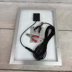 New Megsun 10 Watt 12V High Efficiency Mono Solar Panel w/ Alligator Clips FSHP
