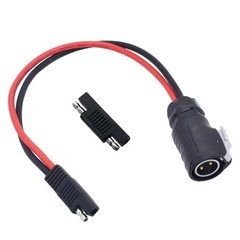 Industrial Power Connector Adapter 2 Pin to SAE Circular Furrion Port Adapter