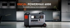3600Wh Portable Power Station PowerMax 6000 6000W LiFePO4 Solargenerator OSCAL