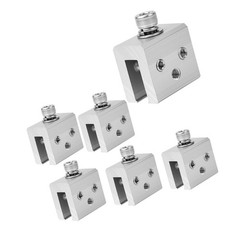6Pcs Aluminum Standing Seam Clamp for Metal Roof Solar Mounting Roof Seam Clamp