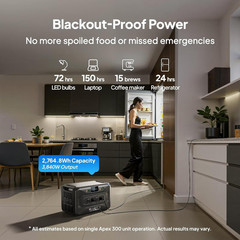 BLUETTI 2*Apex 300 11,059.2Wh Power Station+2*B300K Extra Batteries LFP+Hub A1