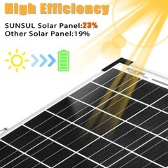 Kit Generator De Panel Solares De 20W Inversor Con Controlador Para Automóvil US