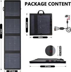 220W Solar Panels Bifacial Portable:25% High-Efficiency 20BB N-Type HJT Solar Ce