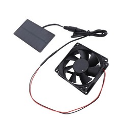 Professional 0.8W Solar Panel Fan Kit For Pet House Cooling