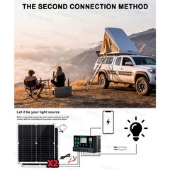 Complete 7000W Off-Grid Solar Kit 7000W Inverter 2pc 300W Solar Panels 110V/220V