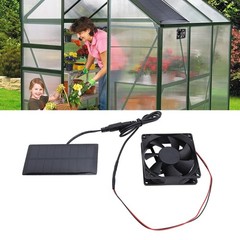 Professional 0.8W Solar Panel Fan Kit For Pet House Cooling