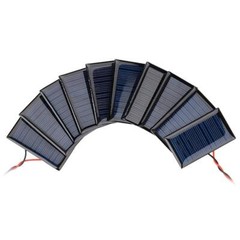 10Pcs 5V 30mA Mini Solar Panels for Solar Power Mini Solar Cells DIY Electric…