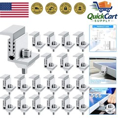 Corrosion-Resistant Aluminum Solar Panel Clamps – 20 Pack for Secure Mounting