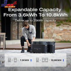 Home Backup Battery EF Ecoflow Delta Pro 3600Wh US ONLY