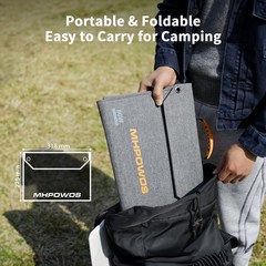 80W Solar Panel DC camping solar charger for Anker SOLIX C300 Power Bank Station
