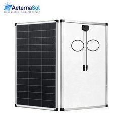 200W Solar Panel N-Type 18V 18BB Mono PV Off-Grid Battery Power Charge RV Home