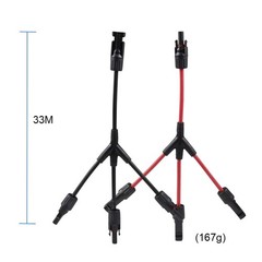 3 to 1 Y Branch Connector with 4mm 2 Solar Cable MMMF /FFFM for Solar PV4791
