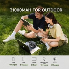 ALLPOWERS SOLAX P100 Portable Power Station 99WH USB-C 100W for Outdoor Travel