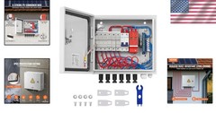Durable Solar Combiner Box for Off/On Grid Use – 6 Strings & Lightning Arrestor
