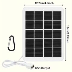 USB Foldable Solar Panel Portable Flexible Small Folding Solar Panels5623