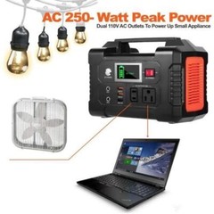 200W Portable Power Station Portable Generator Emergency Power Supply 110V