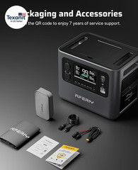 2048Wh Portable Power Station 2400W (Peak 4800W),P210 Lifepo4 Battery Generator,