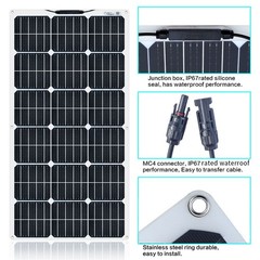 450 Watt Solar Panel 300-1500w Flexible Solar Panels Portable Power Home RV