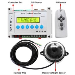 Solar Panel Sunlight Track Electronic LCD Dual Axis Solar Tracker Controller SJ