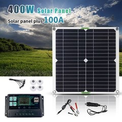 400 Watts Solar Panel Kit 100A 12V Battery Charger with Controller Caravan Boat