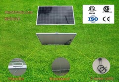 190w Off Grid Panel Kit(Panel with handle/Kickstand/9.8ftCable)