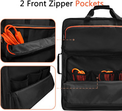 Solar Panel Carrying Case Compatible with 2 Jackery Solarsaga 100W Panels, Padde