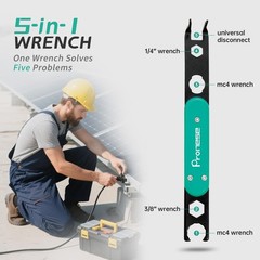 Pronese Metal Solar Mc4 Disconnect Tool made by HeavyDuty Steel, SpringLoaded…