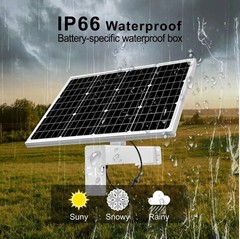40W Outdoor Solar Charging Panel w/ 40A Battery 12VDC 2.5A max Output