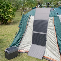 MHPOWOS 200W Portable Solar Panel Foldable Solar Modules for Camping Solar