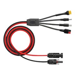 High Current 13A Solar Panel Charging Cable With DC7909 DC5521 XT60 Connectors