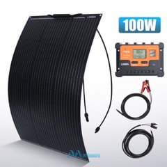 400W Watts Solar Panel Kit 30A-100A Battery Charger w/ Controller Caravan Boat