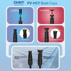 Solar Connector Caps 10 Pairs Waterproof Dust Covers for MC-4 Male Female Panel