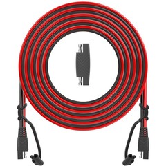 25FT SAE Extension Cable Quick Disconnect Connector 16AWG for Automotive & Solar