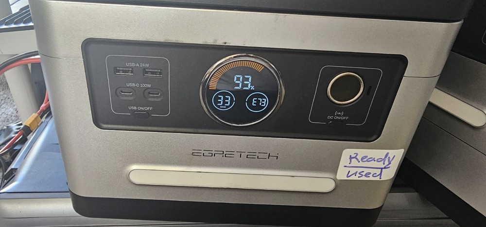 EGRETECH 1200W 999WH PORTABLE POWER STATION Item #6