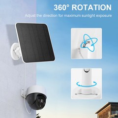 20W 5V Solar Panel Compatible with Eufy Cam 3/3C/2C/2Pro Portable Charging