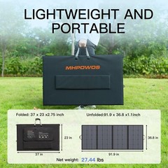 110 220 400W Solar Panel Kit Foldable for Portable Power Stations Refurbished
