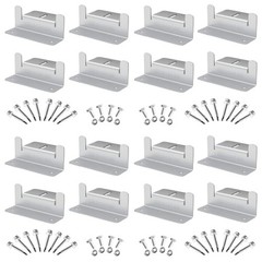 16 Units per Set Solar Panel Mounting Z Brackets, Solar Panel Mounting Bracke…