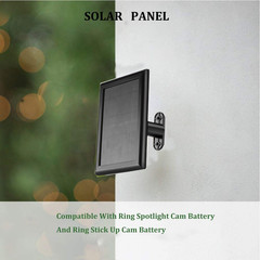 2 Pack Ring Solar Panel, 5W Ring Solar Panel Charger with Mount for Stick