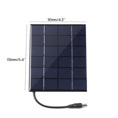3W Solar Panel Polycrystalline Battery Power Charger For Caravan Camping Boat