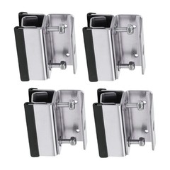 Pack of 4 Steel Solar Mounting Brackets for Roof Box Secure Fastening Marine Use