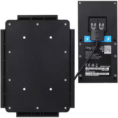 Black Solar Charger Mount for Ring Video Doorbell 3, 3 Plus, 4, Battery Doorbell