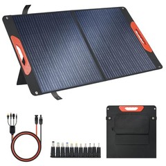 100W Foldable Solar Panel – Charger for Power Stations | Monocrystalline 23.5…