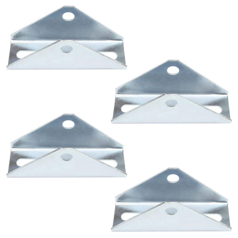 4 Pcs Solar Panel Tilt Mount Bracket for 1-5/8″ Strut Channel, Pivot Hinge fo…