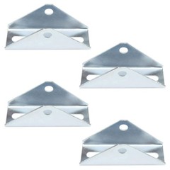 4 Pcs Solar Panel Tilt Mount Bracket for 1-5/8″ Strut Channel, Pivot Hinge fo…