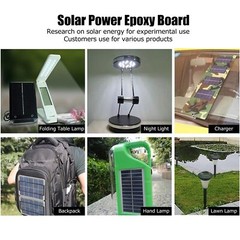 Solar Power Epoxy Module Board Polysilicon DC18V 4.5W Tool Supplies With 2meter