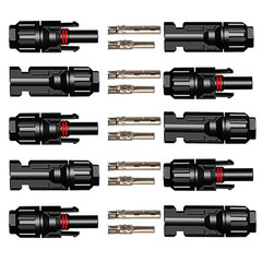 5 Pairs/Lot Solar Connectors with 2Pcs Spanner Waterproof Solar Panel Connector