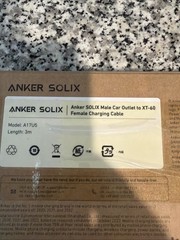 Anker SOLIX A17U5011 Car Charging Cable Male Car Outlet to XT60 Female 3m