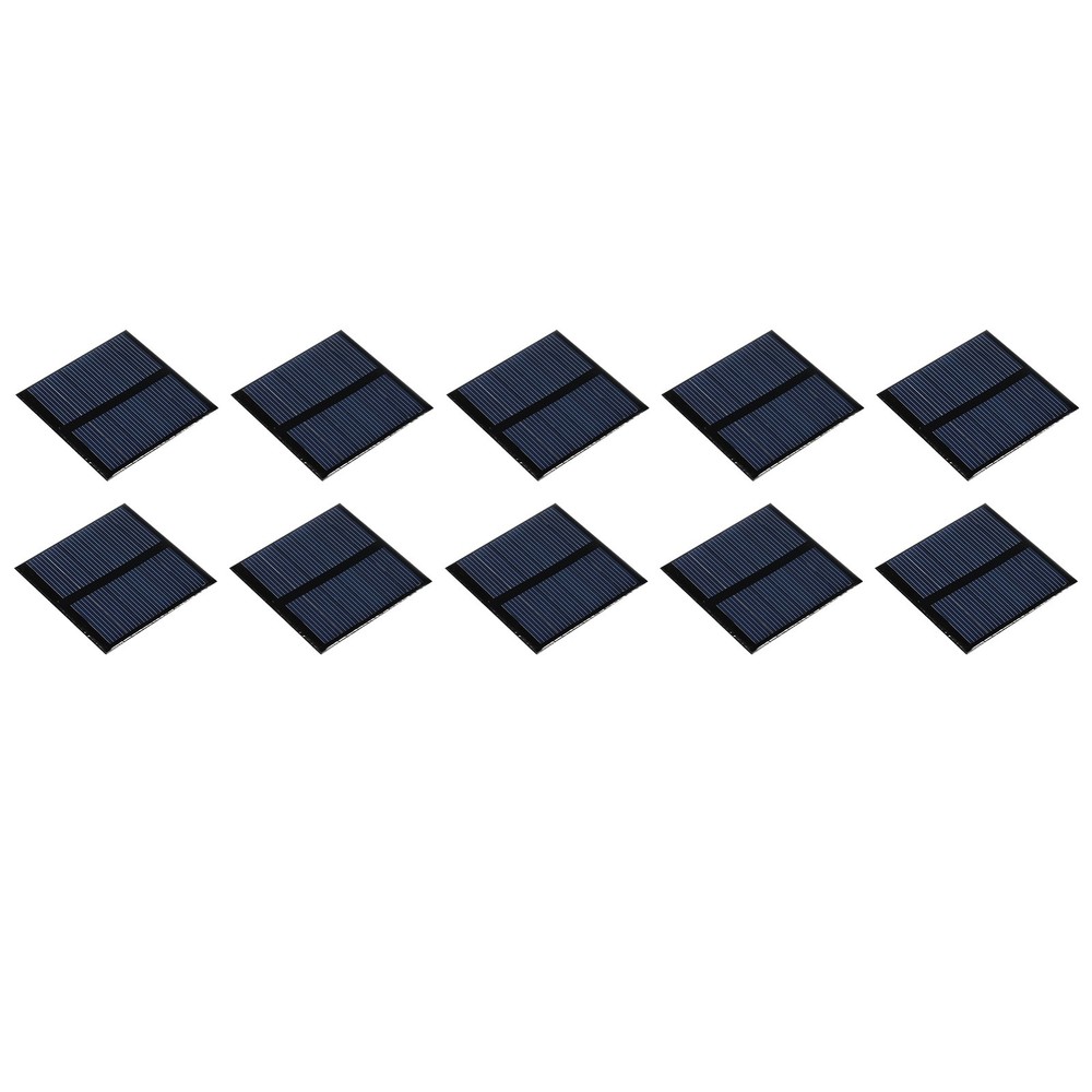 Mini Solar Cell Panel 3V 125mA 0.375W 52mm x 52mm 10pcs